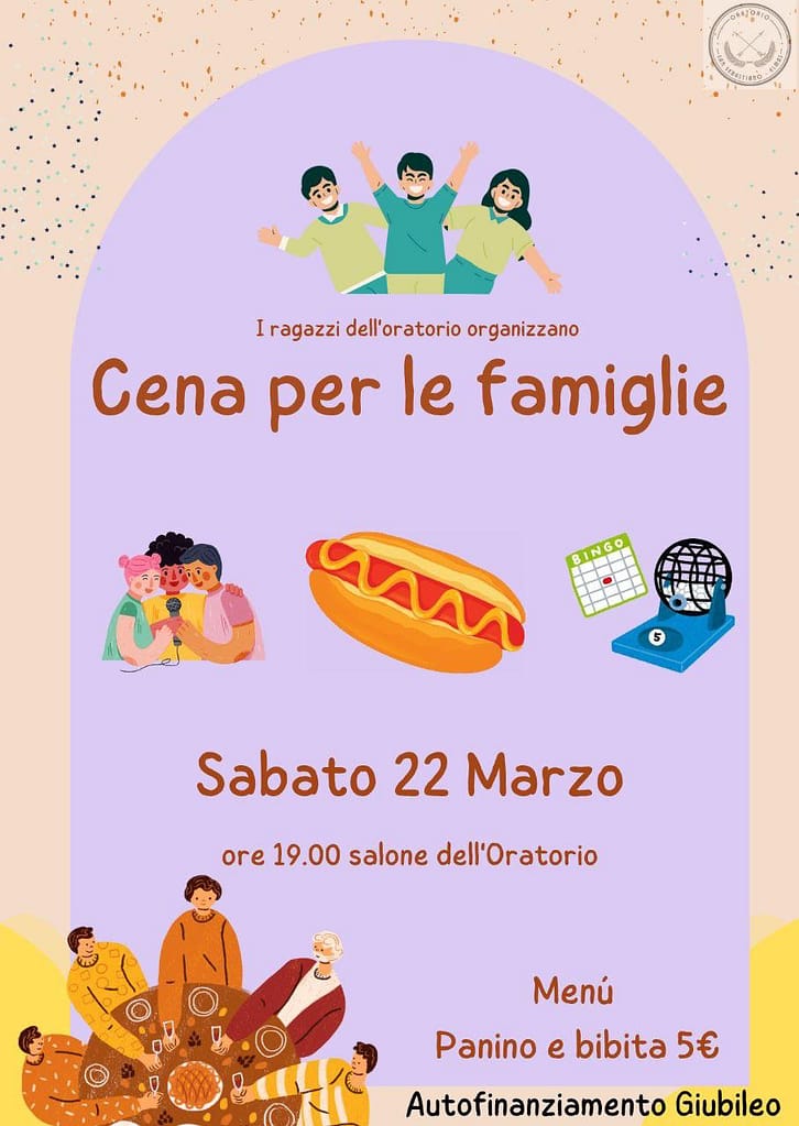 Cena per le famiglie 2 Cena per le famiglie